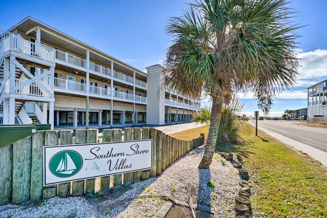 Oak Island Beachfront Condo With Community Pool Exterior photo